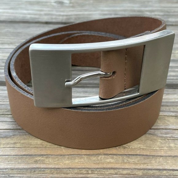 BERND GOTZ Belt Tan Genuine Leather German Made Waistband Size 30-31 inches - Picture 2 of 11
